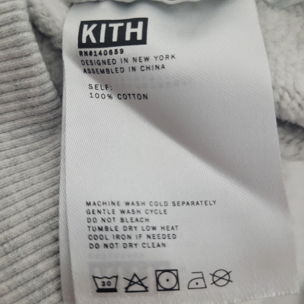 Kith Team USA Olympic Rings Crewneck Sweatshirt Heather Grey Small - Picture 12 of 13